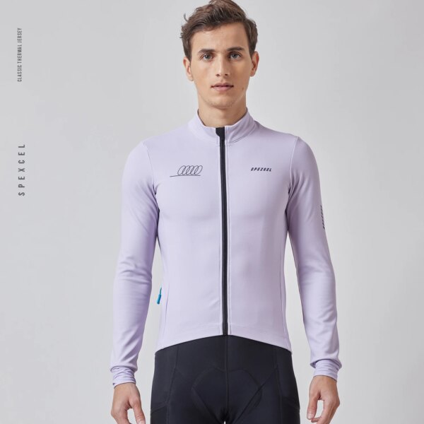 SPEXCEL-camisetas térmicas clásicas de lana para ciclismo para hombre, ropa clásica de invierno, tejido con bolsillo y cremallera, novedad de 2022