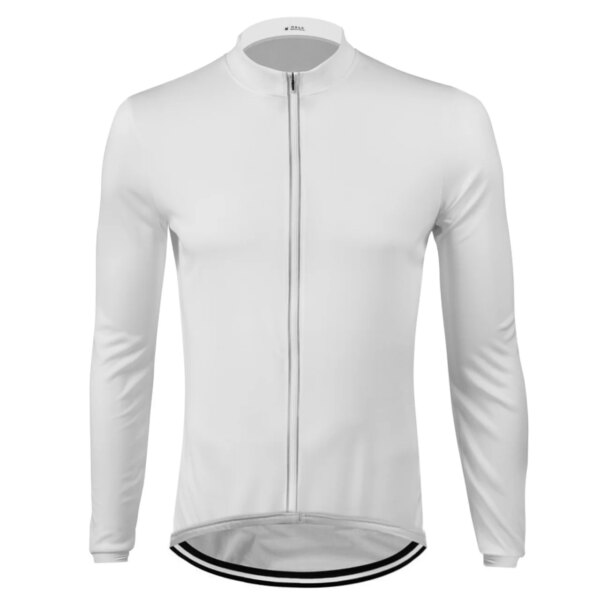 Camiseta de verano transpirable de manga larga con bolsillos para ciclismo, camiseta negra, ropa para bicicleta de carreras de montaña, chaqueta blanca para exteriores