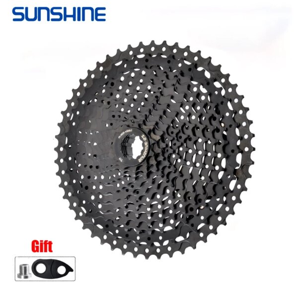 SUNSHINE nuevo negro K7 8v 9v 10v 11v 12v HG cassette bicicleta piñón bicicleta velocidad volante Mtb piezas para Shimano HG