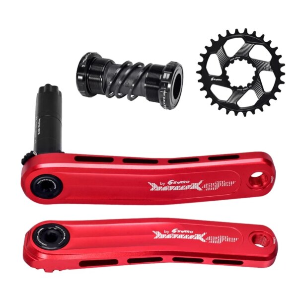 SWTXO-platos y bielas para bicicleta de montaña, brazos de bielas para bicicleta de montaña, soporte inferior para plato de corona, Shimano SRAM XX, 170Mm