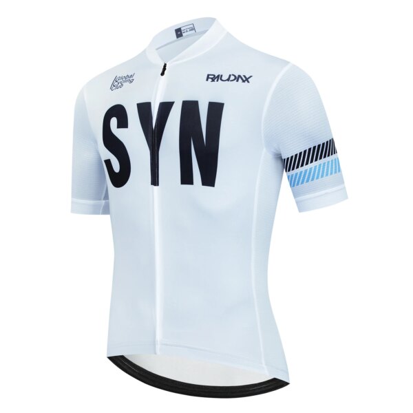 SYN RAUDAX-ropa de ciclismo para hombre, camisetas de ciclismo transpirables para carreras deportivas, Jersey de bicicleta de montaña, ropa de ciclismo de verano 2024