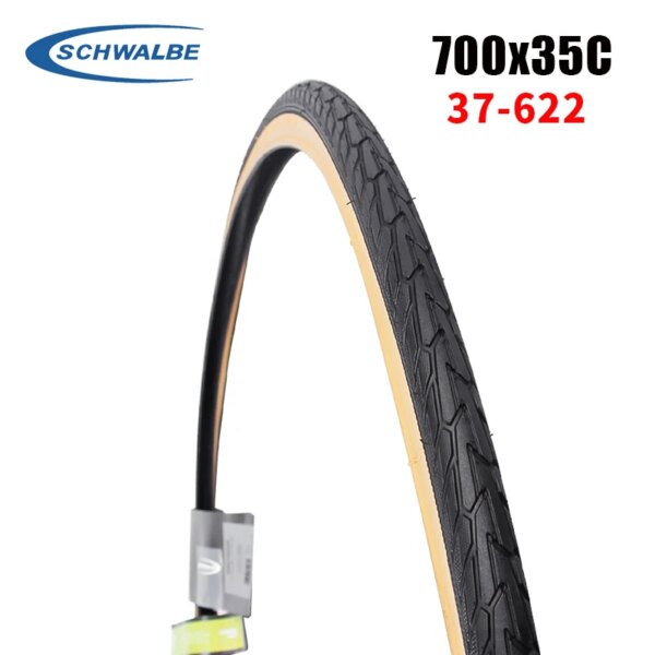 Schwalbe ROAD CRUISER 700C neumático de bicicleta 700 * 35C neumáticos de bicicleta de carretera 50EPI k-guard Nivel 3 protección ultraligero 37-622 neumático de ciclismo