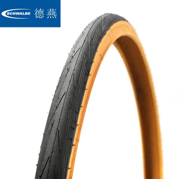 Schwalbe Neumático Bicicleta 700C 700x25C Neumáticos Bicicleta Carretera Gravel 50TPI Kevlar Nivel 3 Protección Ultraligero 365g Baja Resistencia LUGANO