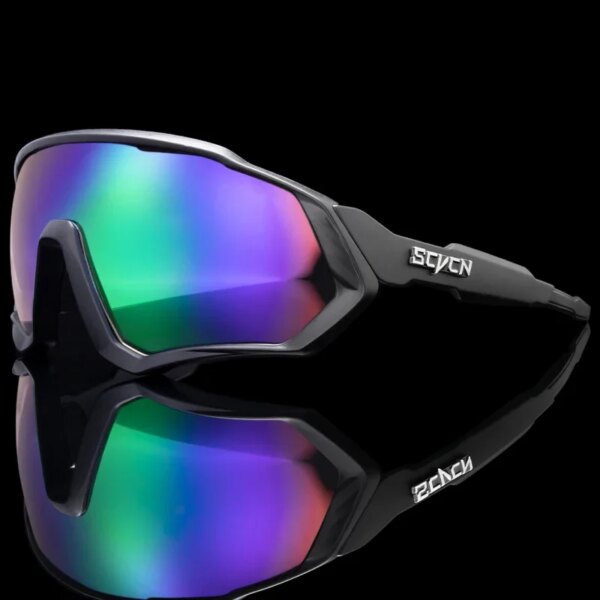 Scvcn-nuevo estilo fotocromático deporte ciclismo gafas bicicleta gafas de montaña Cycl gafas UV400 MTB gafas de sol de carretera para hombres