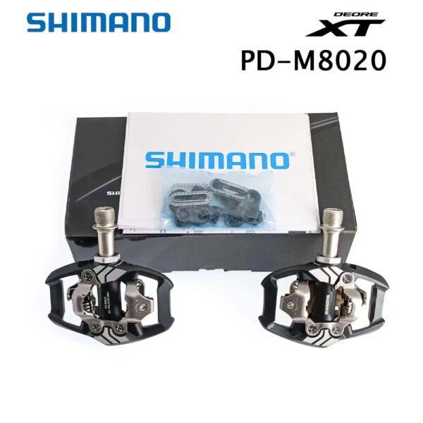 Pedal Shimano DEORE XT PD M8020 Pedal de bicicleta de montaña Clase de carreras Pedal SPD autoblocante con tacos SH51 piezas de ciclismo