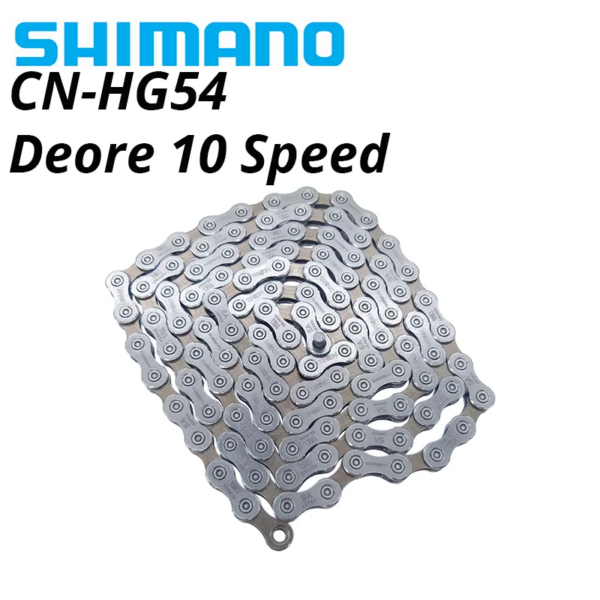 Shimano Deore HG54 cadena para bicicleta de 10 velocidades MTB bicicleta de montaña 10 s cadenas HG-X HG-54 para sistema Deore m591 m610 m670 m6000