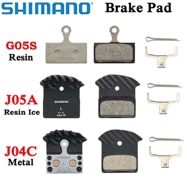 Shimano-pastilla de freno G05S J03A J05A J04C DEORE SLX XT, aleta de refrigeración de Metal de resina, Ice Tech Mountain M7000 M8000 M9000 M6000 M785 M675