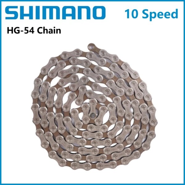 Cadena Shimano HG54 de 10 velocidades 116L 120L para piezas de ciclismo de montaña, cadena de HG-X, piezas de bicicleta, cadena Original Deore M6000 M610