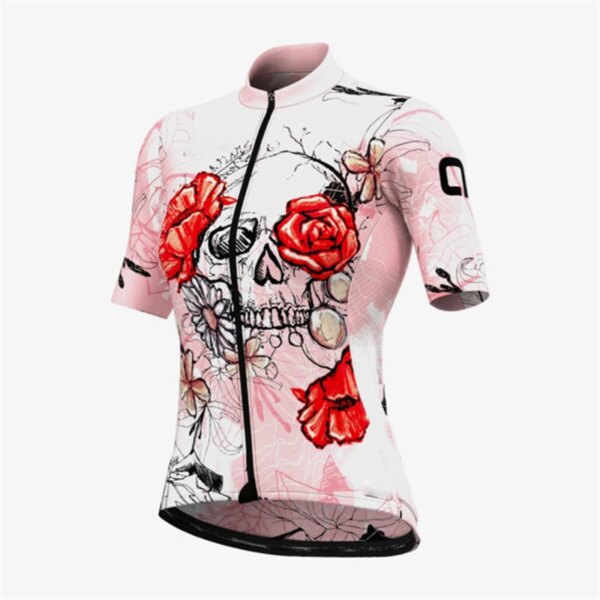 Ropa de bicicleta de montaña de manga corta para mujer, camiseta de ciclismo transpirable, secado rápido, ropa de bicicleta de carrera y carretera, todoterreno, 2023