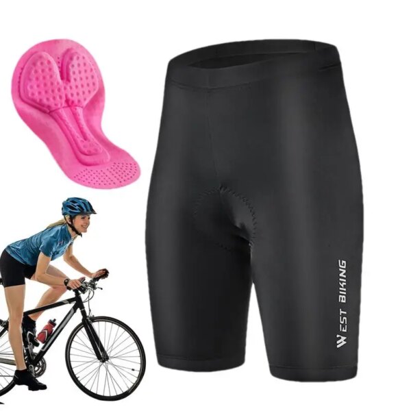 Pantalones cortos con acolchado 3D para hombre, ropa interior para ciclismo, secado rápido, ligeros, acolchados 3D, pantalones cortos para ciclismo de carretera, humedad