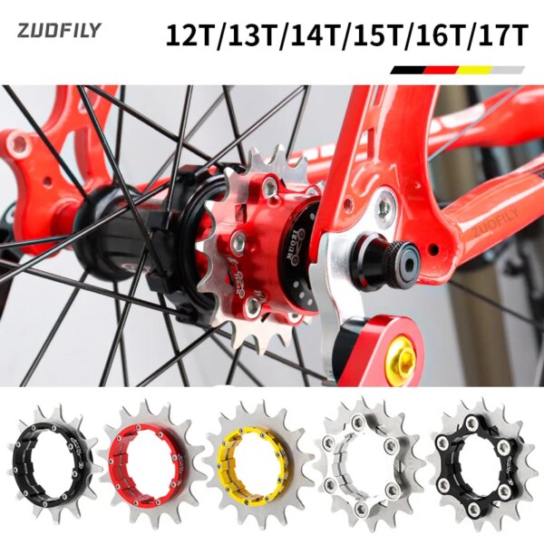Kit de conversión de marcha única Cassette Cog 12T 13T 14T 15T 16T 17T MTB rueda libre piñón de bicicleta accesorios de ciclismo
