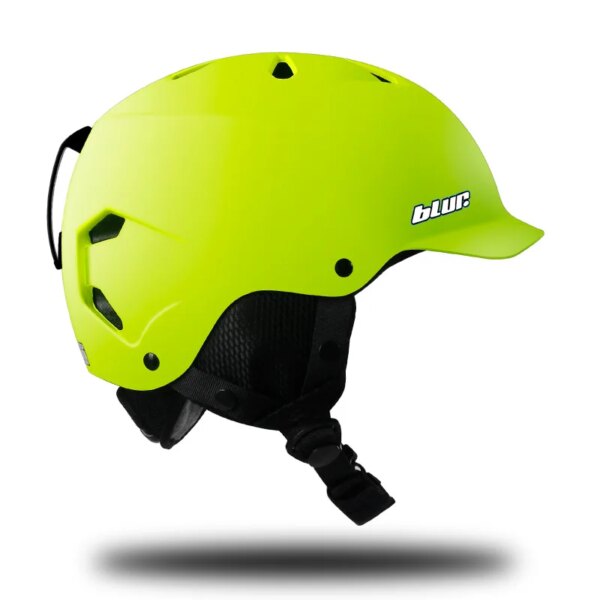 Casco de esquí ultraligero integralmente moldeado transpirable casco de Snowboard casco de monopatín para adultos y niños circunferencia de la cabeza 54-62cm