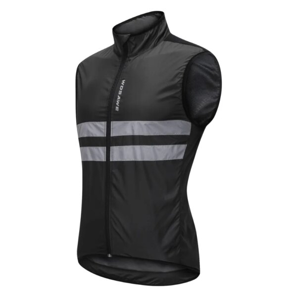 Chaleco sin mangas para ciclismo, camisas reflectantes a prueba de viento, camiseta para bicicleta de montaña y carretera, ropa de ciclismo, abrigo para el viento, chaleco para bicicleta