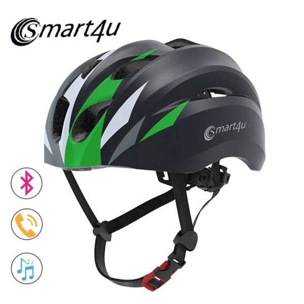 Casco de ciclismo Smart4u SH20, inalámbrico, Bluetooth, Scooter Eléctrico, cascos de bicicleta MTB para accesorios de casco de bicicleta de carretera