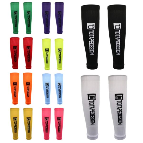 Calcetines de fútbol para adultos, juego deportivo, entrenamiento, protección de pantorrilla, calcetines largos sin fondo de una sola capa