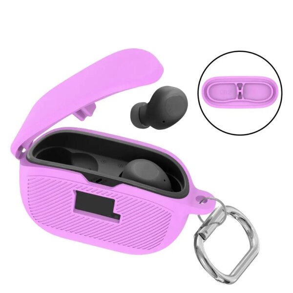 Funda protectora de silicona suave con gancho para auriculares JBL Vibe, funda de Color sólido a prueba de golpes, accesorios para auriculares