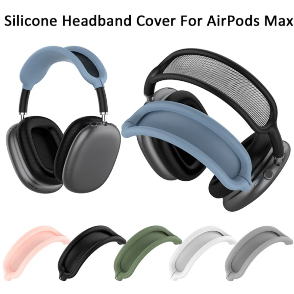 Funda protectora de silicona suave y agradable para la piel para Airpods, accesorios para auriculares antigolpes para Apple Airpod Max