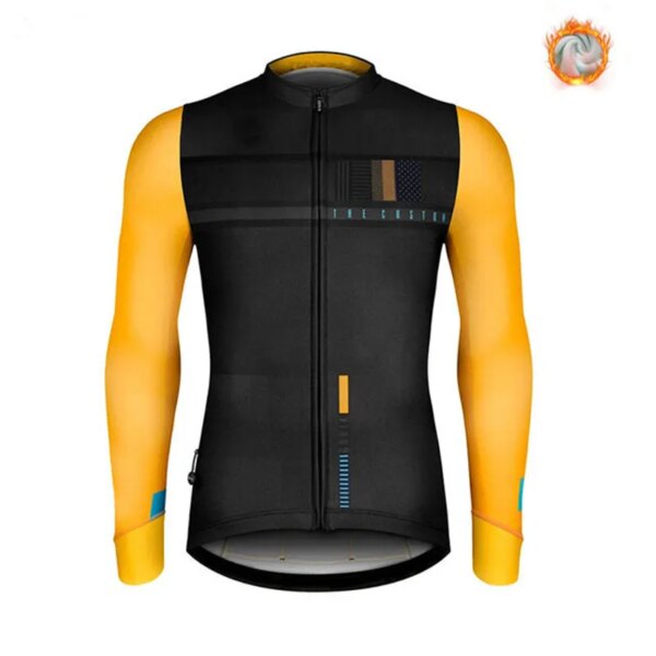 España Ciclismo Invierno 2022 carreras polar polar Bicicleta manga larga Jersey Mujer Invierno hombres Ciclismo Bicicleta Mallot Ciclismo