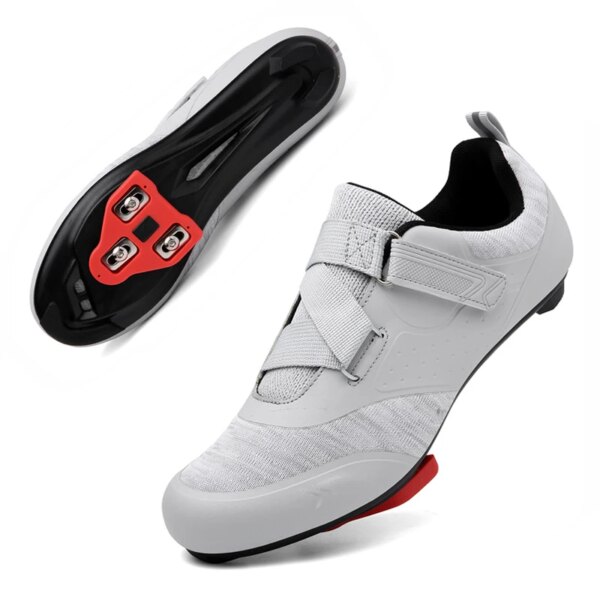 Zapatillas de ciclismo de carretera para hombre y mujer, zapatos de ciclismo de montaña con tacos SPD autoblocantes para Shimano, calzado de carreras para bicicleta de montaña