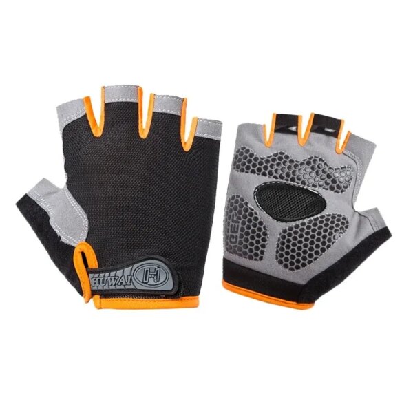 Guantes deportivos de medio dedo para ciclismo para hombre y mujer, guantes antideslizantes transpirables para bicicleta, guantes de mano para entrenamiento de Yoga y gimnasio de verano