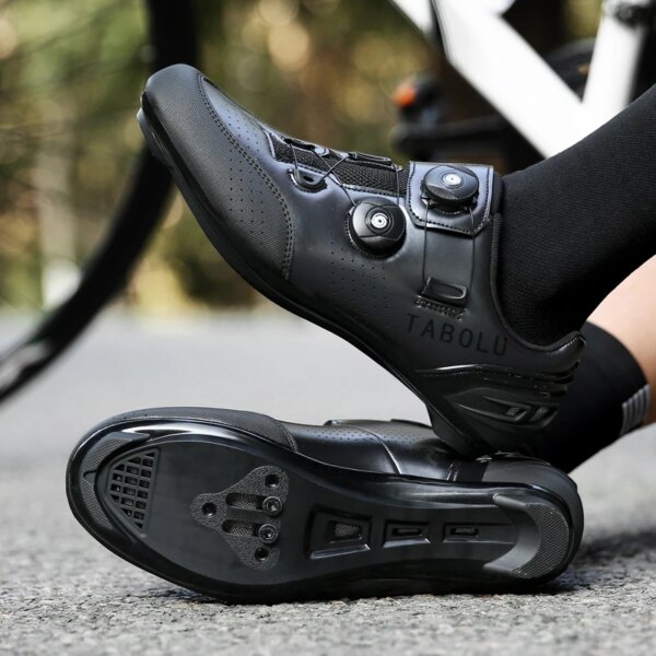 Zapatos de ciclismo estables para hombre, zapatillas de carrera para ciclismo, calzado de Ciclismo de Carretera, calzado para montar en montaña Spd, ciclismo al aire libre