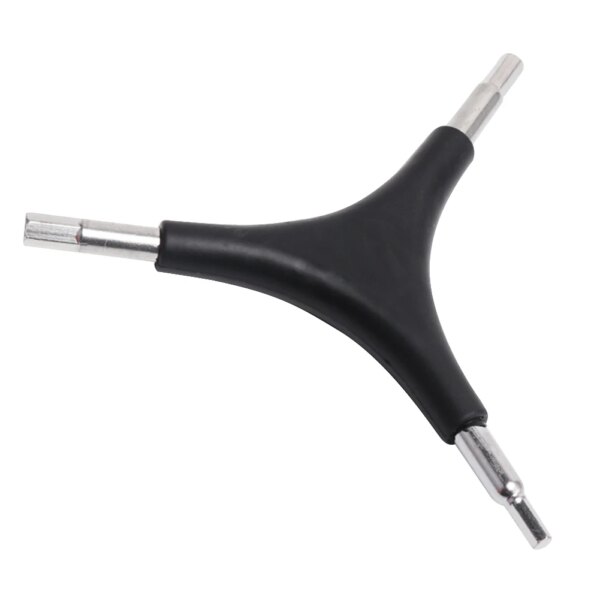 Llave Hexagonal de acero en forma de Y para bicicleta, llave de 3 vías de 4/5/6mm, llaves hexagonales de reparación, accesorios para bicicleta de montaña y carretera
