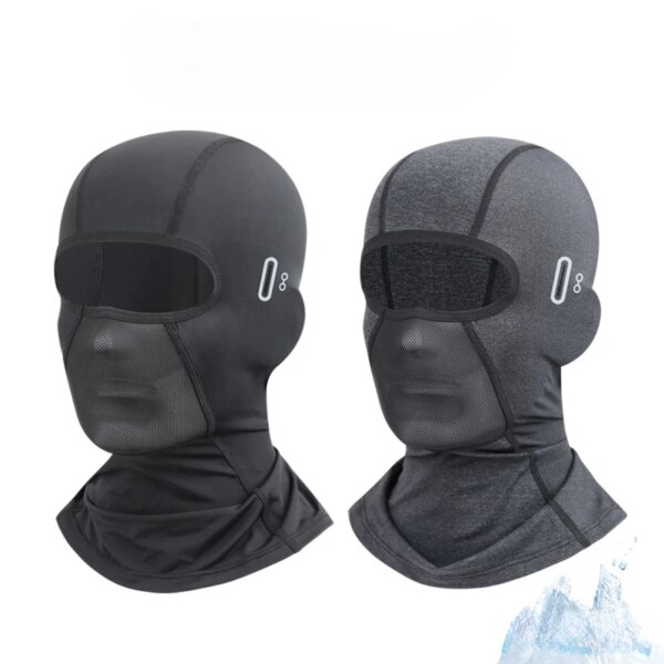 Gorro de ciclismo de verano para hombre, pasamontañas táctico, máscara facial completa, gorro para bicicleta de montaña, forro para casco de motocicleta, cubierta facial para correr