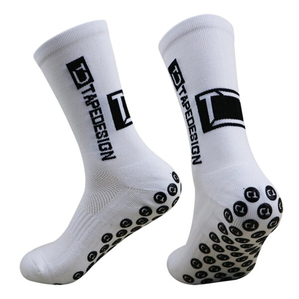 Calcetines deportivos de fútbol antideslizantes para hombre y mujer, medias finas deportivas para ciclismo, baloncesto y correr, novedad de verano