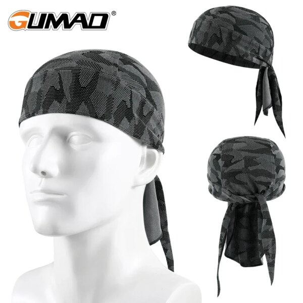 Gorro de pirata para ciclismo de secado rápido para verano, gorro para correr en bicicleta de carretera, gorro deportivo para bicicleta, pañuelo para la cabeza de béisbol, gorros Bandana para hombres y mujeres