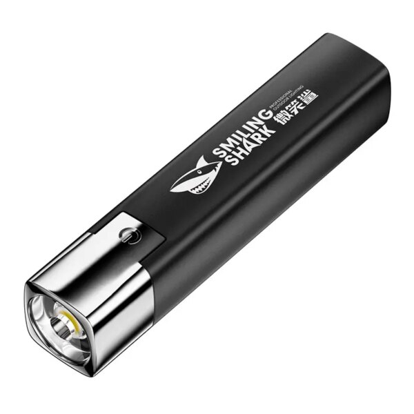 Linterna LED superbrillante recargable por USB, linterna Led con batería de 18650 para conducción nocturna, Camping, caza, luz Flash impermeable al aire libre