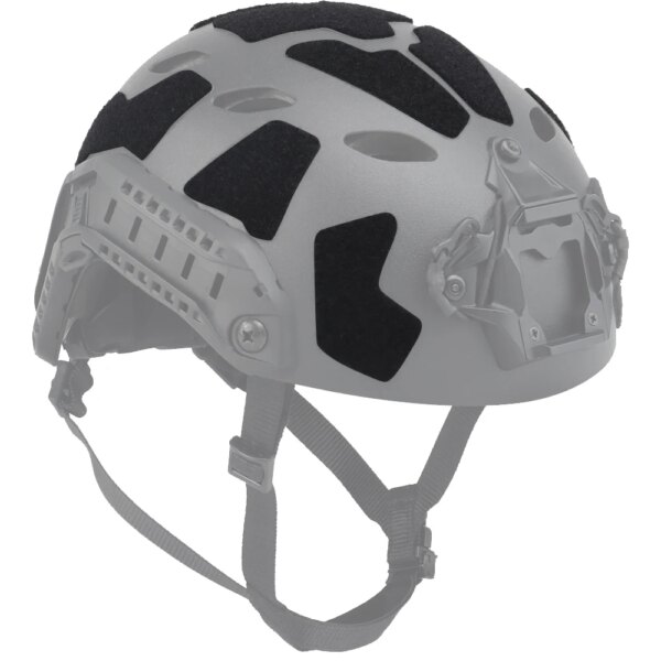 Pegatinas de casco de corte súper alto para cascos RÁPIDOS, parches, cierre de gancho y bucle, accesorios adhesivos