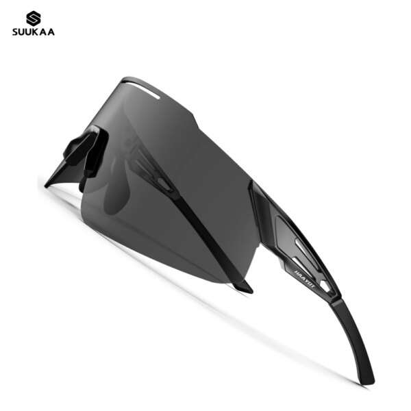 Suukaa Gafas de sol de ciclismo para hombres y mujeres, gafas para deportes al aire libre, gafas para correr, gafas polarizadas UV400 para bicicleta MTB, gafas para ciclismo