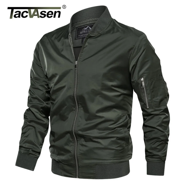 TACVASEN primavera otoño/otoño chaqueta de béisbol ligera chaqueta informal para hombre chaqueta Bomber abrigos chaquetas universitarias prendas de vestir para hombre