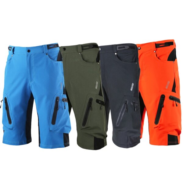 TOMSHOO pantalones cortos de ciclismo para hombre, pantalones cortos holgados para ciclismo, transpirables, para deportes al aire libre, pantalón corto para correr, pantalones para Ciclismo