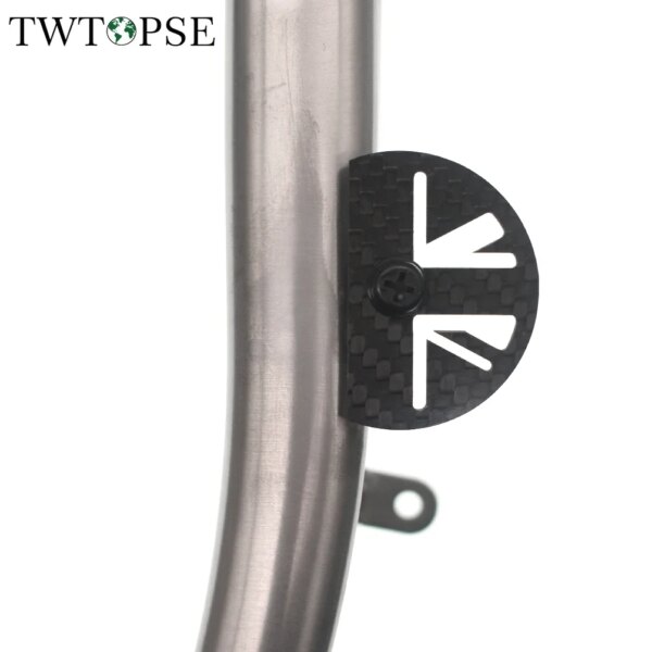 TWTOPSE-Cable de cambio de freno de bicicleta de carbono hueco, placa de guardabarros para bicicleta plegable Brompton, 3, 60 PIKES, carcasa de Cables, disco T800