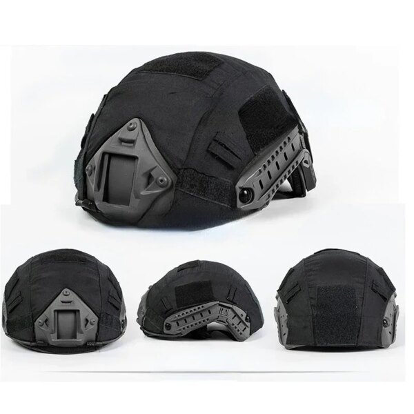 Casco táctico cubierta circunferencia de la cabeza 52-60cm casco Airsoft Paintball Wargame Gear CS FAST casco cubierta 10 colores