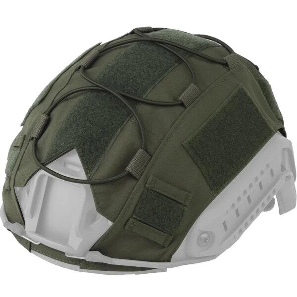 Cubierta de casco táctico para casco rápido Airsoft Camo Multicam, accesorios de casco militar táctico con cordón elástico