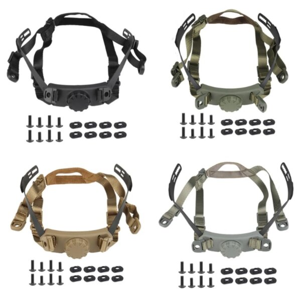 Casco táctico, sistema de suspensión interior, cascos CS portátiles, correa de bloqueo de cabeza ajustable, accesorios para casco de corte alto FAST SF