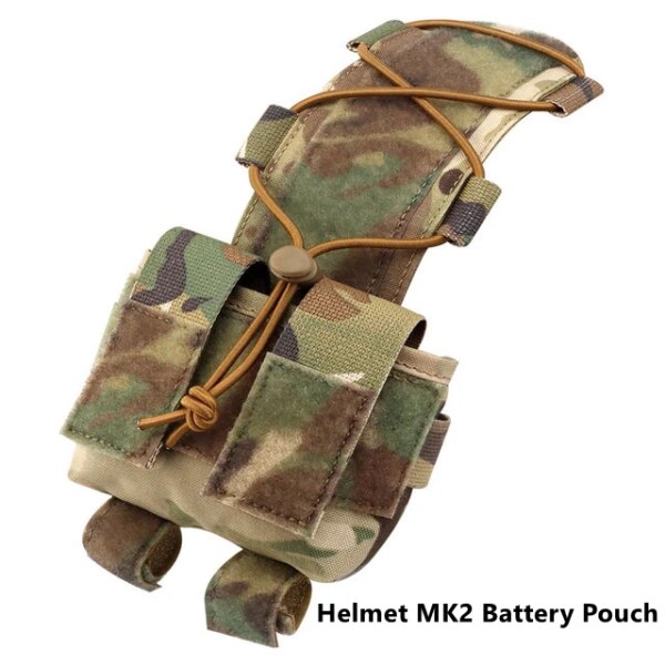 Bolsa de batería para casco táctico MK2, bolsa de contrapeso para casco Airsoft, accesorios para casco rápido para tiro al aire libre