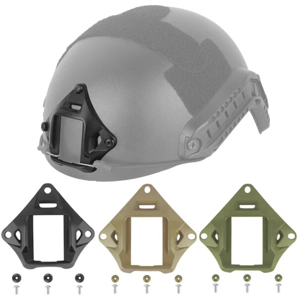 Soporte táctico para casco, visión nocturna, aleación de aluminio, NVG, accesorios de casco rápido para casco ACH MICH PASGT