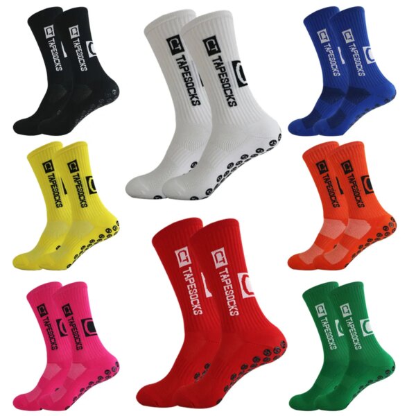 Tapesocks Calcetines antideslizantes: calcetines de fútbol para pantorrilla, fútbol sala, baloncesto, atletismo y todos los demás deportes para hombres y mujeres