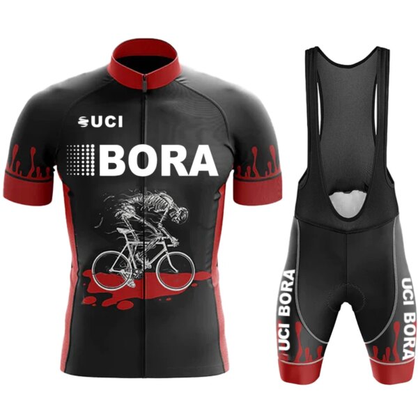 Equipo Jersey pantalones de ciclismo para hombre con Gel UCI BORA conjunto Jerseys hombre blusa ropa de verano 2023 ropa para bicicleta de montaña Mtb