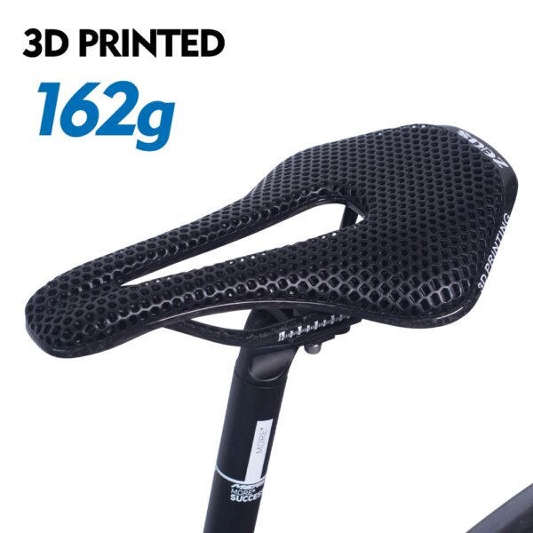 ThinkRider-sillín de bicicleta ultraligero con estampado 3D, asiento de bicicleta de montaña y carretera, hueco, cómodo y transpirable