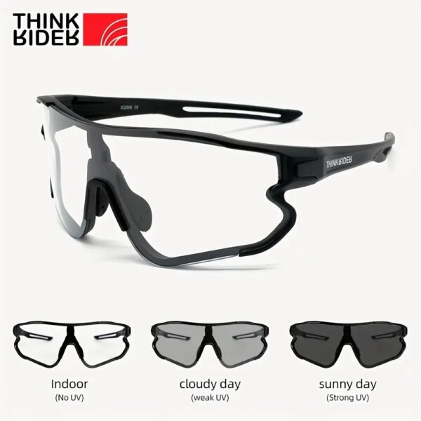 ThinkRider, gafas fotocromáticas para ciclismo, gafas para bicicleta, gafas deportivas para hombre, gafas de protección para Ciclismo de Carretera MTB