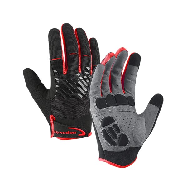 Pantalla táctil dedos completos Gel transpirable deportes ciclismo guantes MTB bicicleta de carretera carreras mujeres hombres guantes de bicicleta