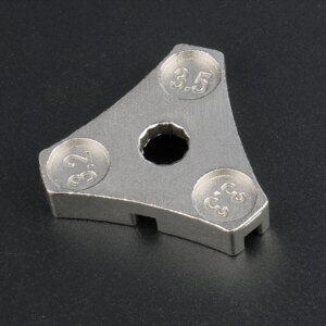 Llave triangular para radios de bicicleta, herramienta de mano ligera, accesorios, herramienta portátil de reparación de llantas de acero al carbono
