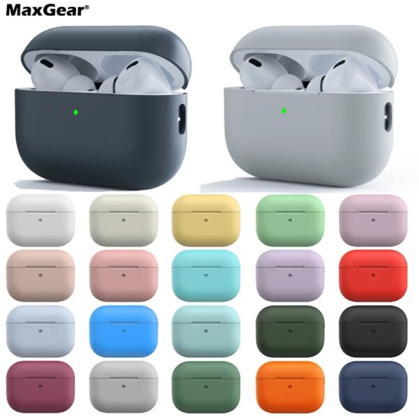 Fundas ultrafinas de silicona para auriculares Airpods 1/2, Airpods 3, funda protectora para auriculares para Apple Airpods Pro 2, fundas para Airpods