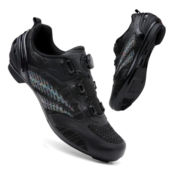 Zapatos de ciclismo unisex para interiores, zapatos de bicicleta de carretera, zapatos de bicicleta de montaña para hombres y mujeres, tacos Delta con clip, zapatos de bicicleta con pedales para exteriores