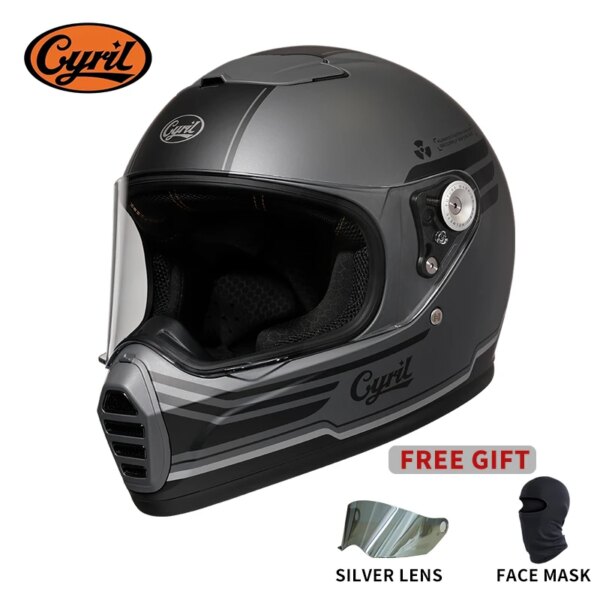 Casco de motocicleta de cara completa unisex, casco retro ligero, Capacetes aprobados por DOT Para Moto Moto Cross