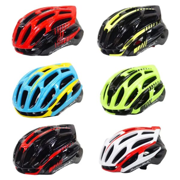 Casco de bicicleta MTB integrado Unisex, gorra de seguridad ligera y transpirable para carreras de montaña y Ciclismo de Carretera para hombres y mujeres